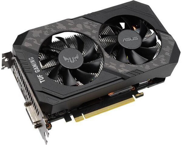 ASUS TUF Gaming GeForce GTX 1660 SUPER Overclocked 6GB Edition HDMI DP DVI Gaming Graphics Card (TUF-GTX1660S-O6G-GAMING)