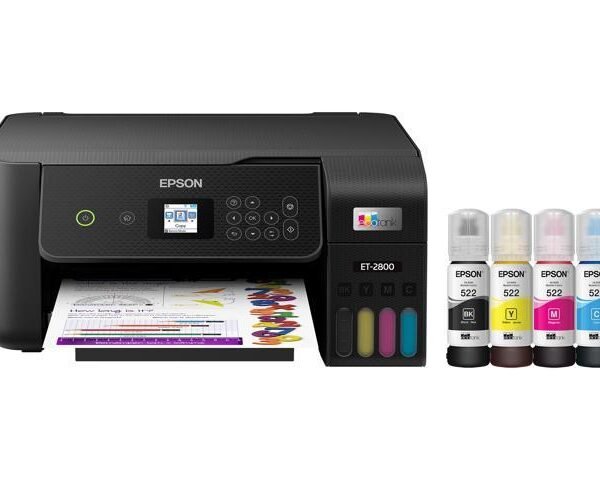 Epson EcoTank® ET-2800 AIO Black Printer Home Office