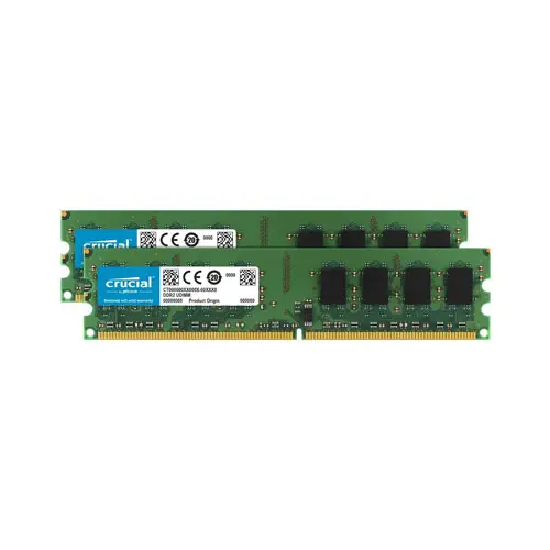 CT553042 - Crucial 8GB Kit DDR2-667MHz PC2-5300 ECC DIMM Memory