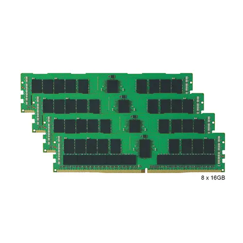 6CP80AV - HP 128GB Kit (8 x 16GB) DDR4-2933MHz PC4-23400 ECC Registered CL21 288-Pin RDIMM 1.2V Single Rank Memory