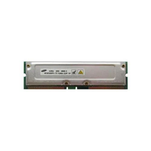 MR16R1628DF0-CT9 - Samsung 256MB PC1066 non-ECC 32ns 1066MHz 184-Pin RDRAM RIMM Memory Module