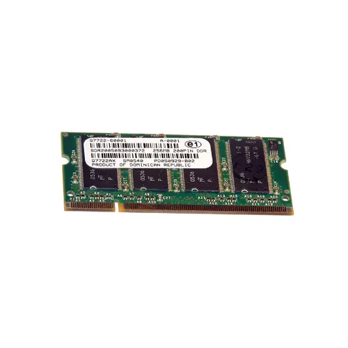 Q7722-60001 - HP 256MB DDR-266MHz PC2100 Non-ECC Unubffered CL2.5 200-Pin SODIMM Dual Rank Memory