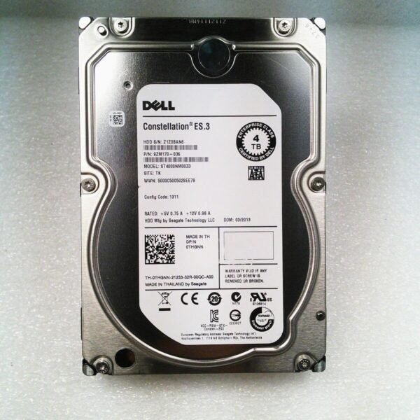 Dell A7481192 4TB SAS 6GBPS 7.2K RPM 128MB Buffer Internal Hard Drive | Refurbished