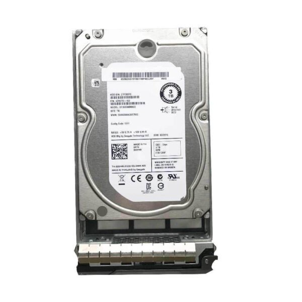Dell CWJ92 3TB 7.2K RPM SAS-6GBPS Buffer Hard Drive | New Bulk Pack