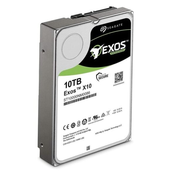 Seagate HD ST10000NM022B 10TB 7.2K RPM SAS 12GBPS 256M 512E 4KN SED FIPS HDD | Refurbished
