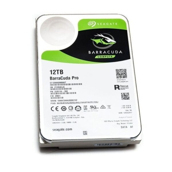 Seagate ST12000NM0037 12TB Hard Drive 7.2K RPM SAS 12GBPS 256MB | Refurbished