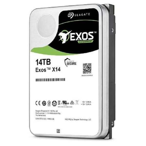 Seagate ST14000NM0048 14TB 7.2K RPM SAS-12GBPS Hard Drive 256MB Enterprise | Refurbished