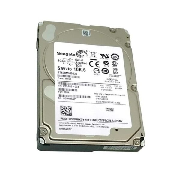 Seagate ST600MM0026 Savvio 600GB 10K RPM SAS 6GBPS 64MB Hard Drive | Brand New 3 Years Warranty