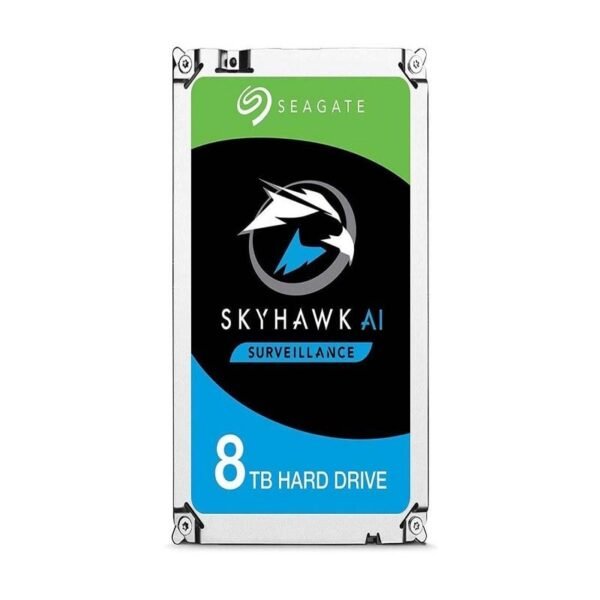 Seagate ST8000VE000 Skyhawk AI Surveillance 8TB 7.2K RPM SATA-6GBPS 256MB Buffer 3.5inch Internal Hard Disk Drive | Brand New 3 Years Warranty