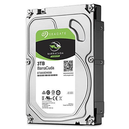 Seagate ST3000DM008 Barracuda 3TB 7.2K RPM HDD SATA-6GBPS 64MB Buffer Internal | Refurbished